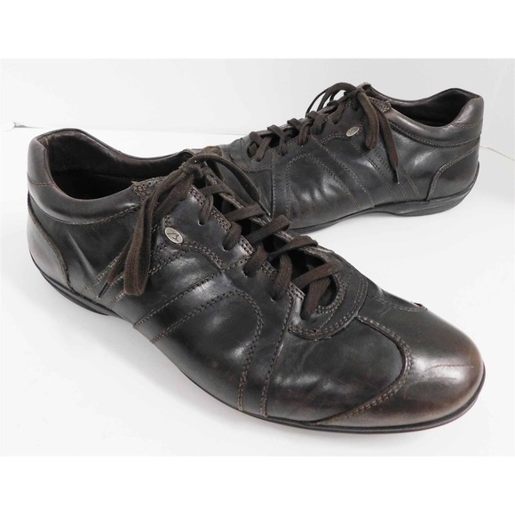 Bacco Bucci Brown Leather Lace-Up Comfort Shoes Oxfords 14 M‎ - Picture 1 of 6